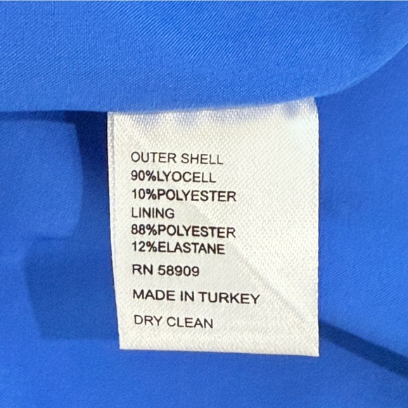 Antonio Melani Sondra Lyocell Blend Crisscross Halter Maxi Dress Blue Small NWT - Picture 14 of 14